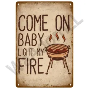 Retro BBQ Metal Sign for Outdoor Decor 55 S702627b932b14c3599ad4d95082bcc623 4