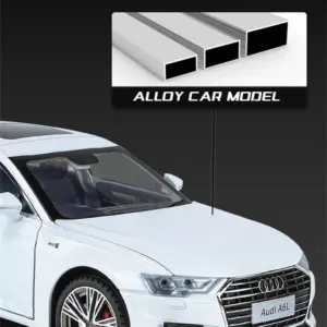 White 1:18 Audi A6 Diecast Model Collection 11 S7036545a4c1d4f76bd851e1578f6def2M