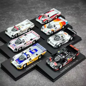 Miniature Porsche 956 1:64 Die-Cast Collectible 12 S70a47fd0ec4f44da86cd30ac2ed5ca15i