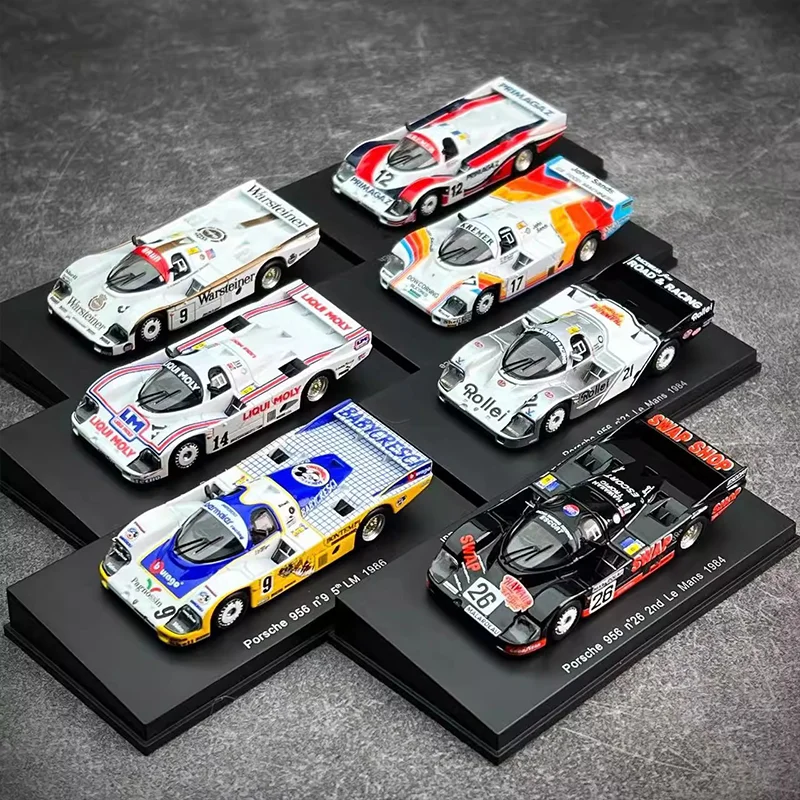 Miniature Porsche 956 1:64 Die-Cast Collectible 3 Miniature Porsche 956 1:64 Die-Cast Collectible - Image 3