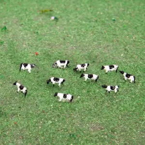 Miniature Holstein Cow Set for Dioramas 7 S7121fbfef9ff4b45b8823f8e341a096cc