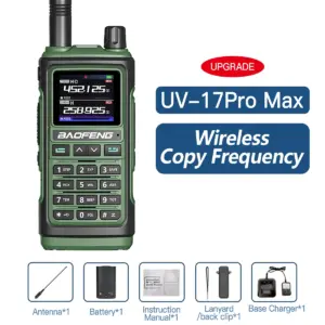 Baofeng UV-17 Pro Max Walkie-Talkie 5-10Km Range 16 S71c9e4079e554346b654cd121fcdccdcf