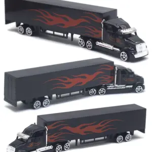 1:87 Scale Diecast Container Oil Tank Truck 17 S723bd8e9d4d74acd80750bd051c72442A