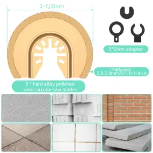 High-Quality Gold Oscillating Saw Blades Set 12 S72413398ca46420ea19bcd72b647c208P