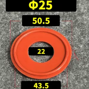 Vibrant Silicone Rubber Gasket for Tri-Clamp Fittings 16 S7252582e74744025ba0bd625cf9c2dday