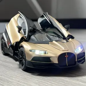 Gold Metallic 1:24 Scale Diecast Model Car