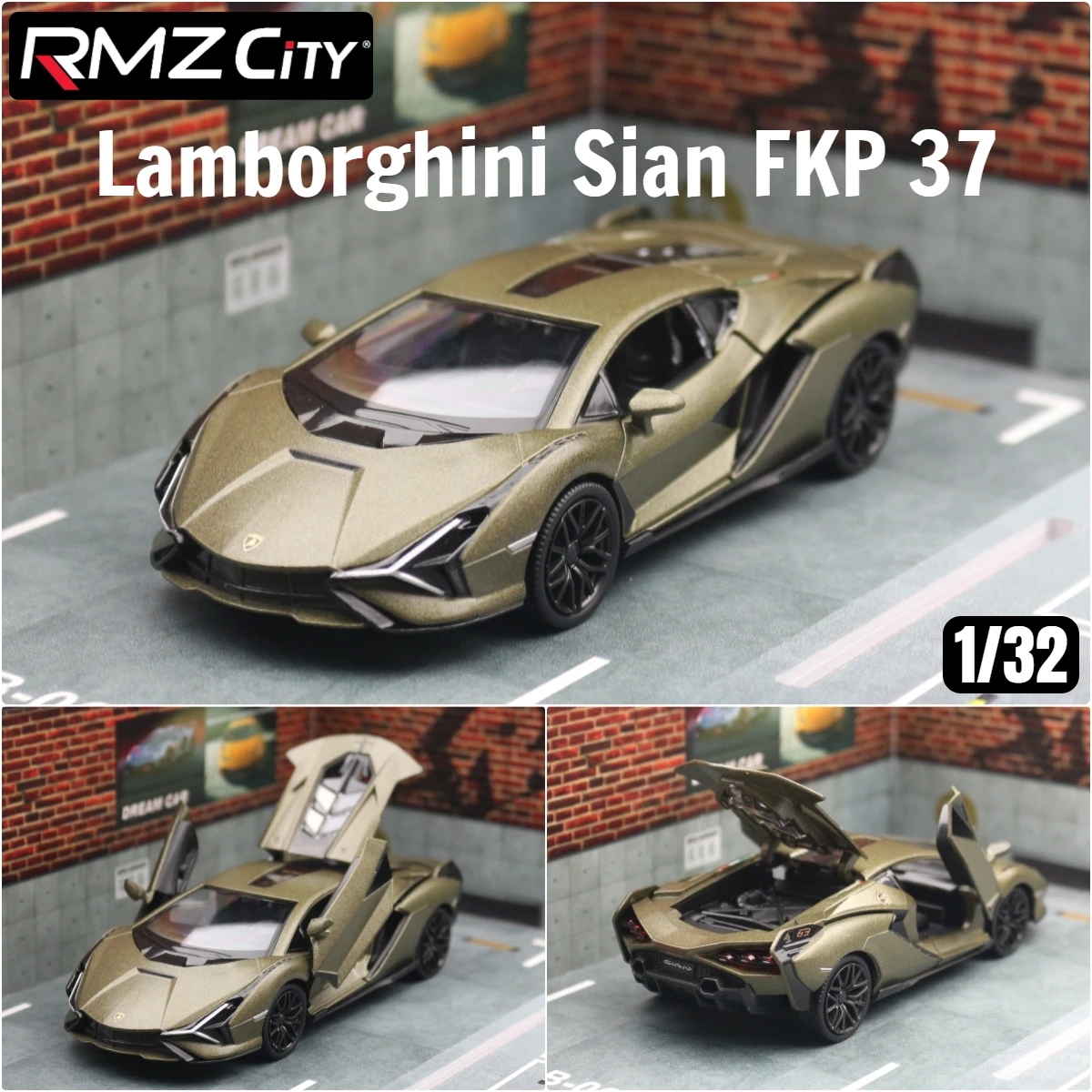 1:32 Lamborghini Sian FKP 37 Diecast Model 9 1:32 Lamborghini Sian FKP 37 Diecast Model - Image 9