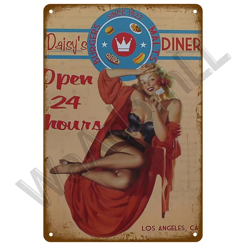 Vintage Metal Pizza Sign for Home Decor 22 Vintage Metal Pizza Sign for Home Decor - Image 22