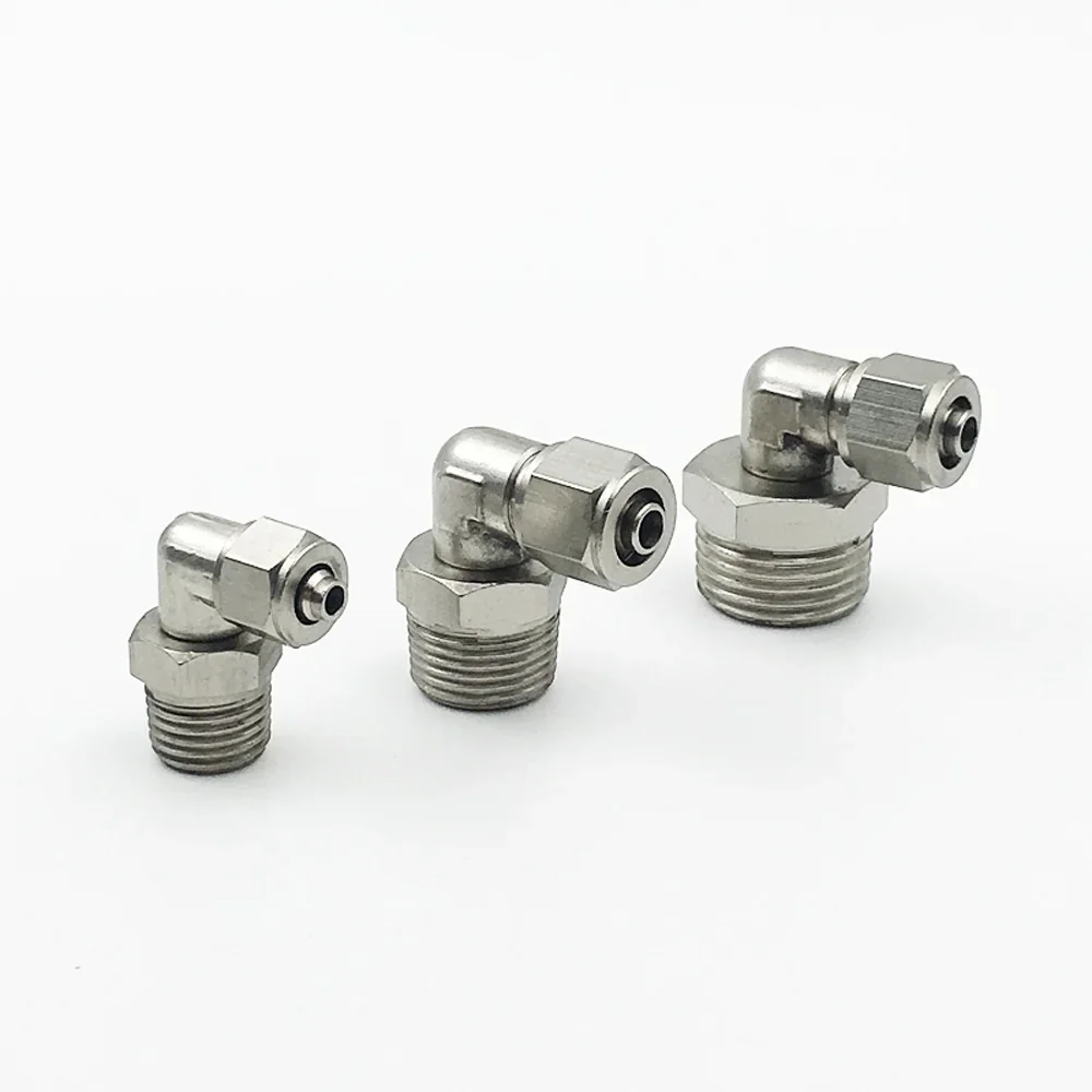 M5 Pneumatic 90° Elbow Fitting for Tubes 4 M5 Pneumatic 90° Elbow Fitting for Tubes - Image 4