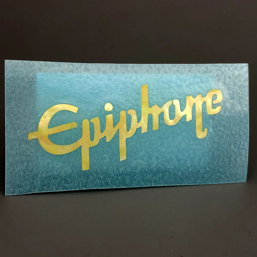 Epiphone Gold Mother-of-Pearl Guitar Decal 1 Epiphone Gold Mother-of-Pearl Guitar Decal