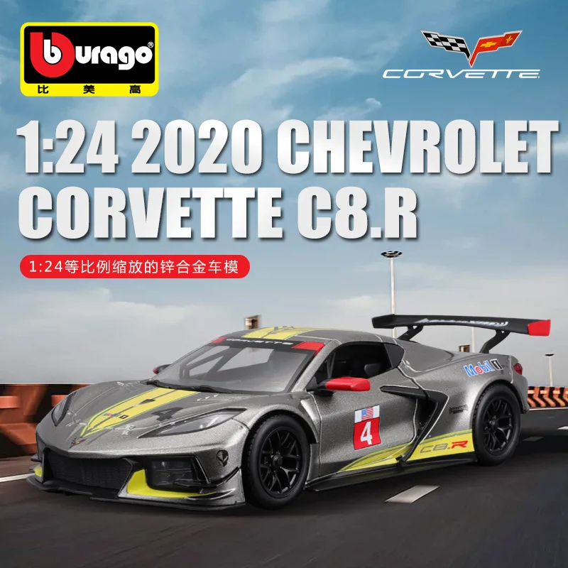 Chevrolet Corvette C8.R 1:24 Diecast Model 4 Chevrolet Corvette C8.R 1:24 Diecast Model - Image 4