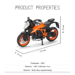 1:18 KTM 1290 Super Duke Die-Cast Model 10 S7349ec64da0e47aaaa3539aa3818aec5N