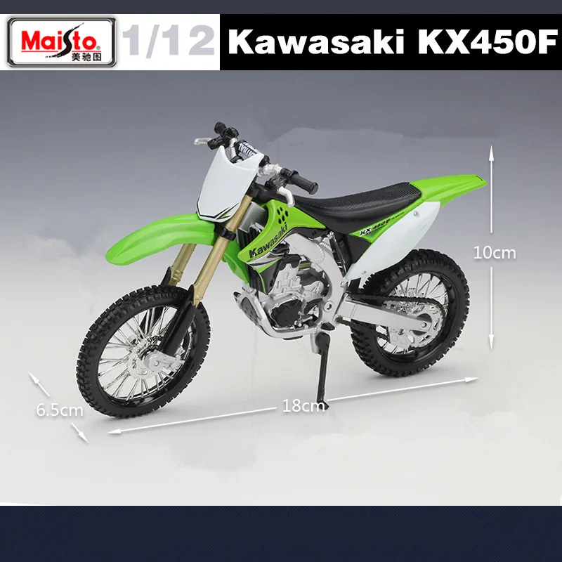 Kawasaki KX450F 1:12 Diecast Motorcycle Model 5 Kawasaki KX450F 1:12 Diecast Motorcycle Model - Image 5