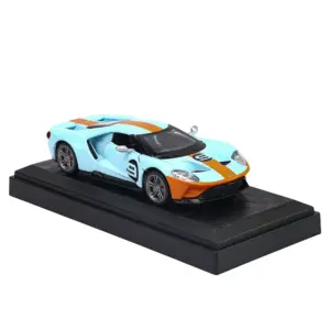 Ford GT 2017 Diecast Model in Blue and Orange 14 S737849b1f5184a0f9eec5b79c5ff574e7