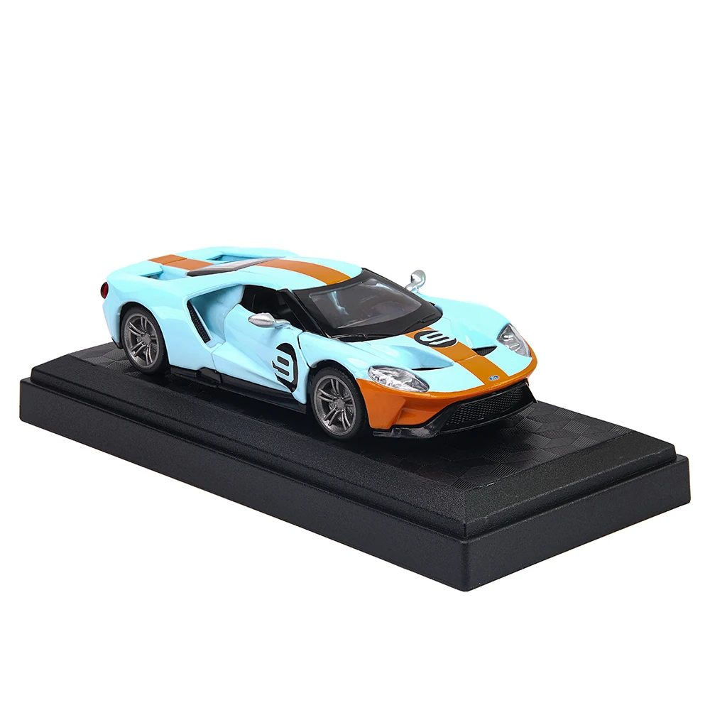 Ford GT 2017 Diecast Model in Blue and Orange 5 Ford GT 2017 Diecast Model in Blue and Orange - Image 5