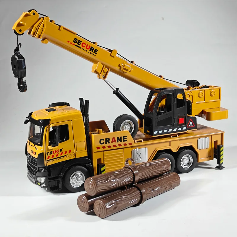 1:18 Scale Diecast Crane Truck Model 3 1:18 Scale Diecast Crane Truck Model - Image 3