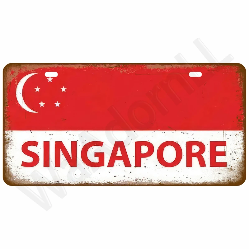 Retro Metal Sign Wall Art 15 x 30 cm 32 Retro Metal Sign Wall Art 15 x 30 cm - Image 32