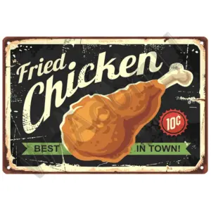 Retro Diner Tin Sign 20 x 30 cm Decor 48 S73aea4fd20114f93a23ffbdd7e8fac21I 2