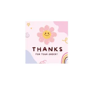 Colorful Thank You Cards Set (50 Pack, 6x6 cm) 13 S73d2c13568af4a7d86284330919a60d3b 1