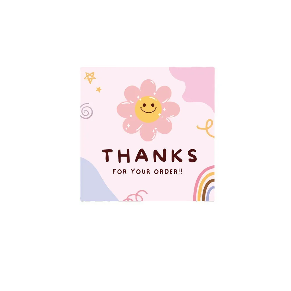 Colorful Thank You Cards Set (50 Pack, 6x6 cm) 5 Colorful Thank You Cards Set (50 Pack, 6x6 cm) - Image 5