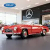 Vibrant Red Mercedes-Benz 190SL Diecast Model