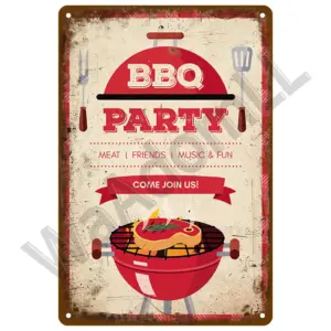 Vintage BBQ Metal Sign Collection 20x30 cm 39 S743dafb20a21436cba46313614723ba78