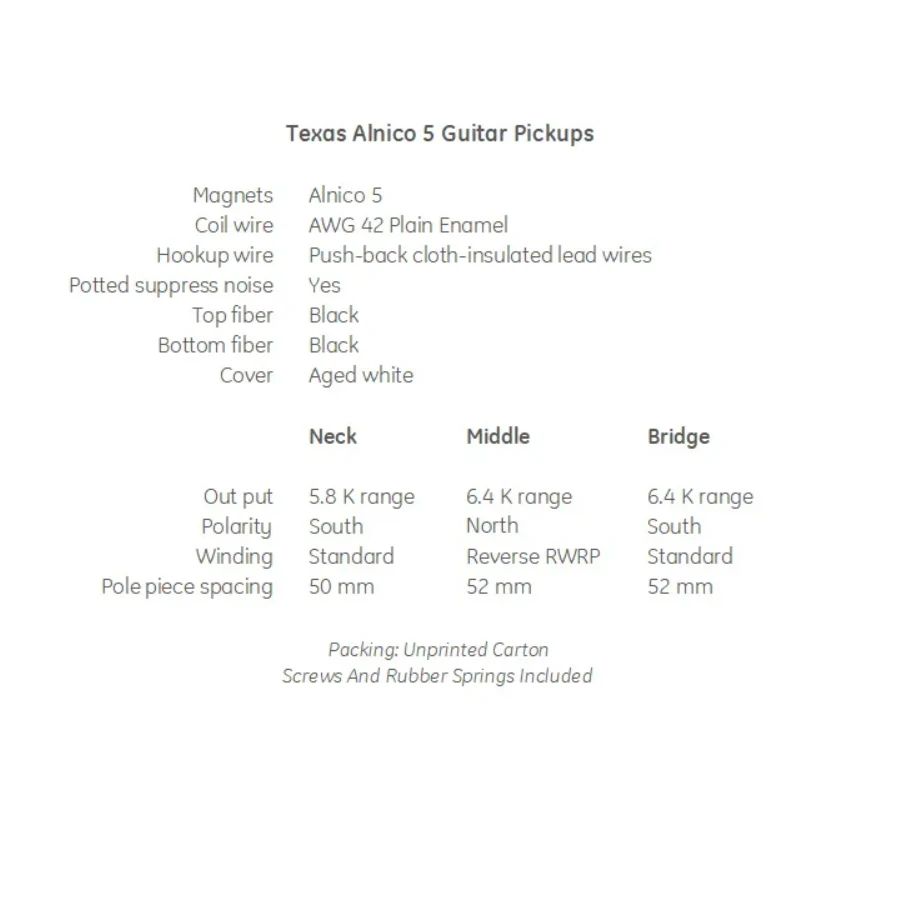 Texas Handwound Alnico 5 Guitar Pickup 6 Texas Handwound Alnico 5 Guitar Pickup - Image 6