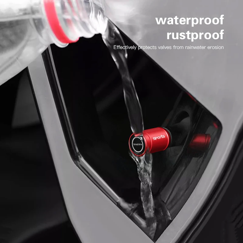 Aluminum Alloy Valve Caps for Vehicles (Set of 4) 5 Aluminum Alloy Valve Caps for Vehicles (Set of 4) - Image 5