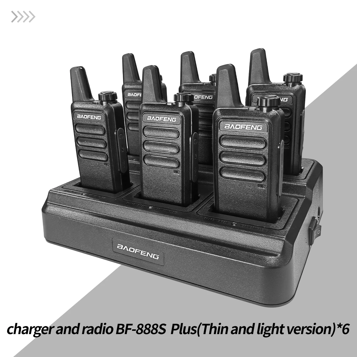 Six-Pack Baofeng BF-888S Plus UHF Walkie-Talkies 7 Six-Pack Baofeng BF-888S Plus UHF Walkie-Talkies - Image 7