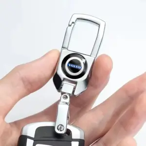 Premium Silver Logo Metal Keychain for Vehicles 14 S74e44f82aab745ab91e8466b8d2196b6N