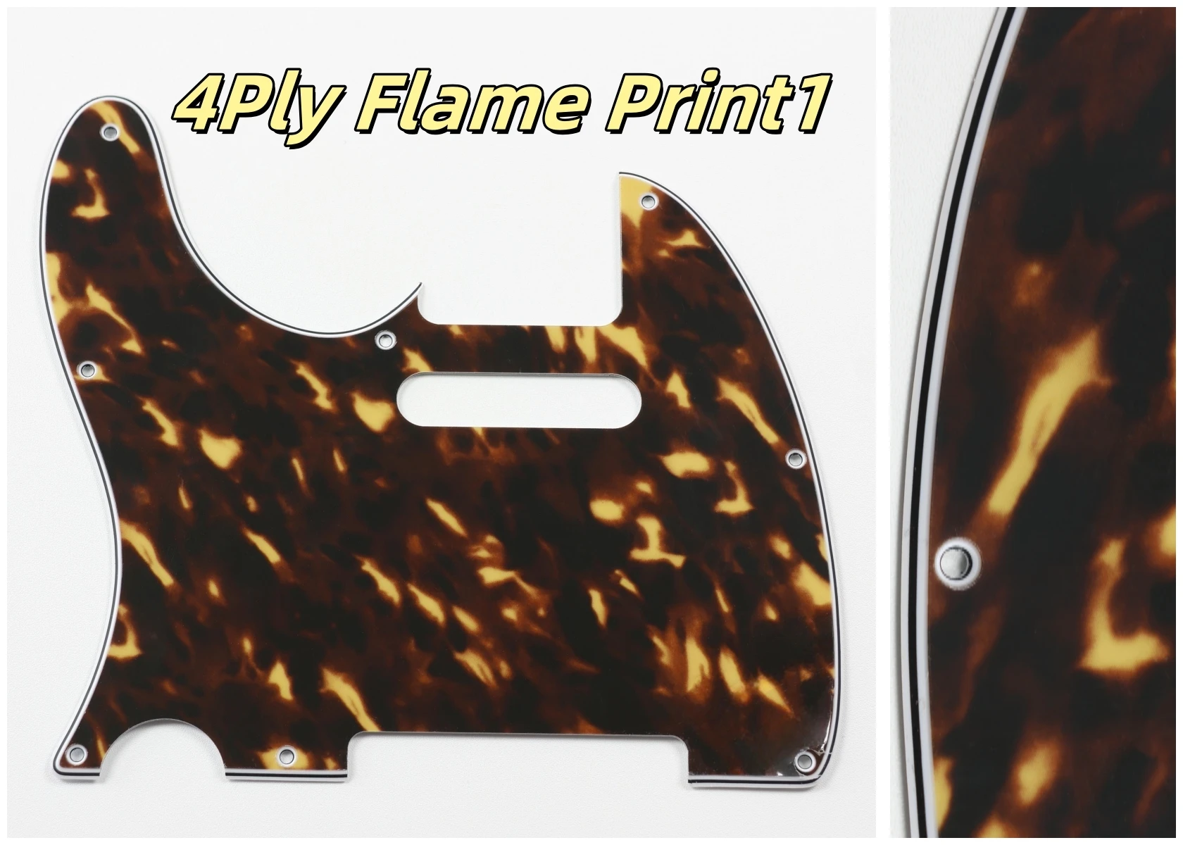 Left-Handed Telecaster Pickguard 3-Ply/4-Ply Options 18 Left-Handed Telecaster Pickguard 3-Ply/4-Ply Options - Image 18