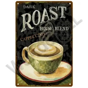 Coffee Themed Tin Sign Collection 20x30 cm 32 S75453112f71940618f2cdcd3dd8af610K