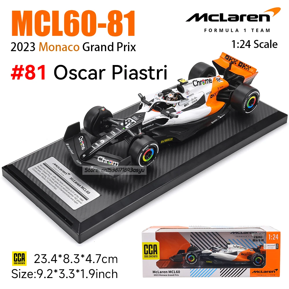 McLaren F1 2023 MCL60 Model Car 1:24 Scale 9 McLaren F1 2023 MCL60 Model Car 1:24 Scale - Image 9