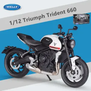Triumph Trident 660 Diecast Model 1:12 Scale 16 S75a55ee734cb41bf98a692b89b50fd83s