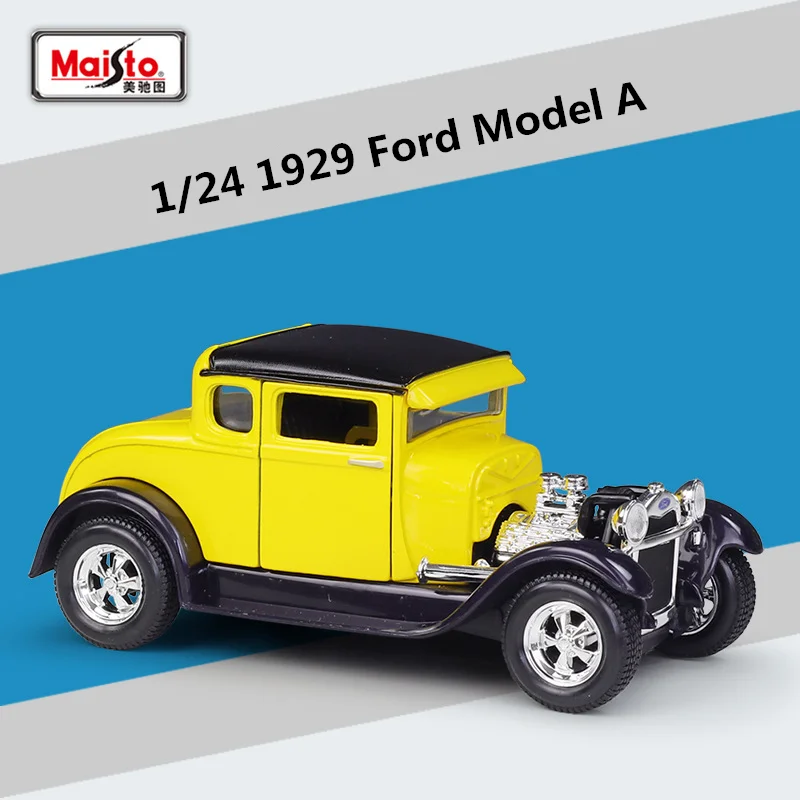 1929 Ford Model A Diecast Replica in Yellow 8 1929 Ford Model A Diecast Replica in Yellow - Image 8