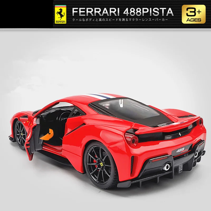 Ferrari 488 1:24 Diecast Model Replica 5 Ferrari 488 1:24 Diecast Model Replica - Image 5