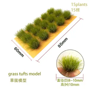 Miniature Grass Tufts for Dioramas 15pcs 21 S764f98a5a10b47a6a03a5c22cb0fe0a4L