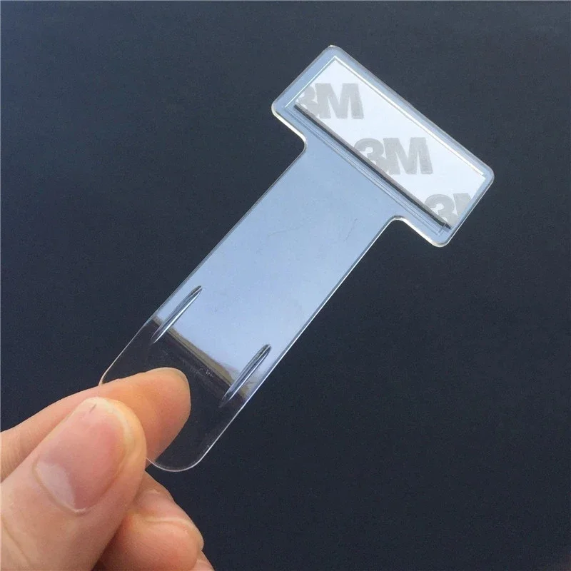 Clear Plastic Parking Ticket Holder Clip 3 Clear Plastic Parking Ticket Holder Clip - Image 3