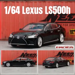 Lexus LS500h 1/64 Diecast Model in Black 16 S76b790dd31104941a6a2492c46150aafN