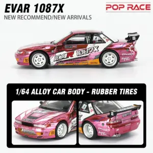 Pink Diecast Model Car S43-01 1:64 Scale 11 S7718e11a5b00466bb0bc9b5bb91b3737l