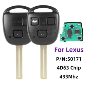 Lexus Remote Car Key 2/3-Button 433MHz