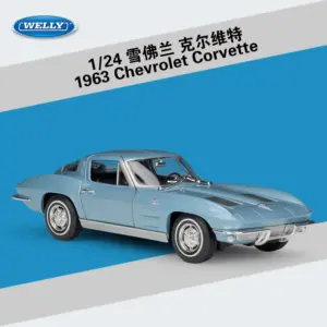 1963 Chevrolet Corvette Diecast Model 1:24 Scale 13 S7791e6ebf11f489bac88210f40b8818bM