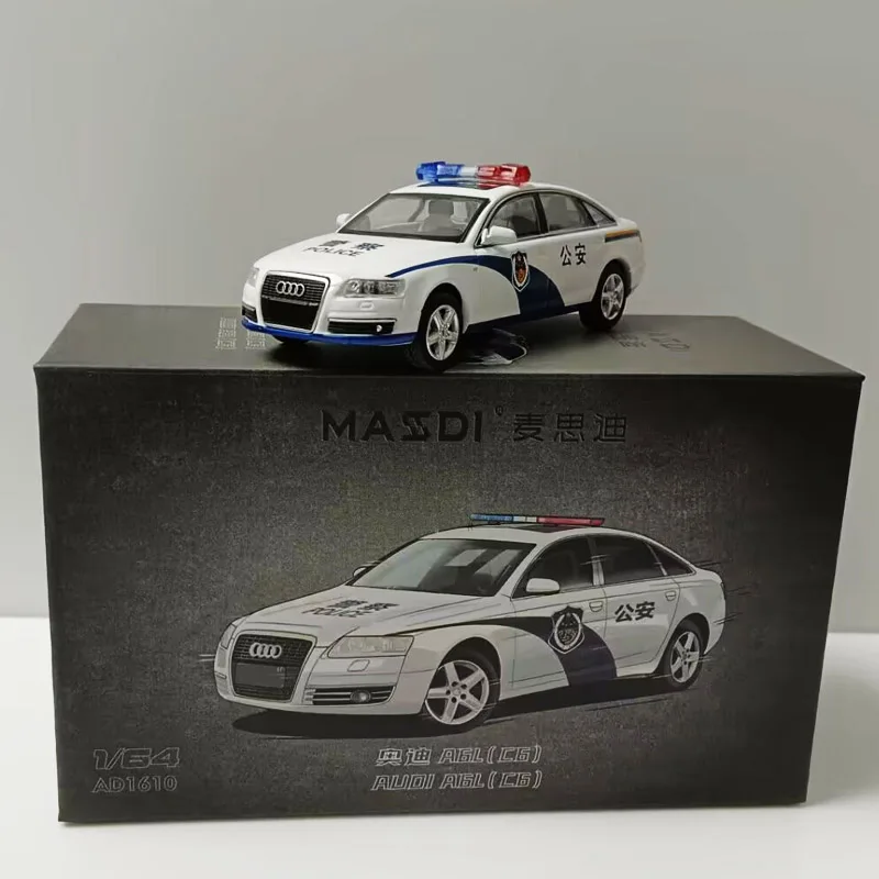 Police Audi A6L Alloy Model 1:64 Scale 1 Police Audi A6L Alloy Model 1:64 Scale