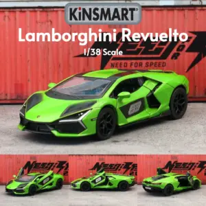 Vibrant Green Lamborghini Revuelto Diecast Model 17 S77f94689752b4168afc35619b0d01556N