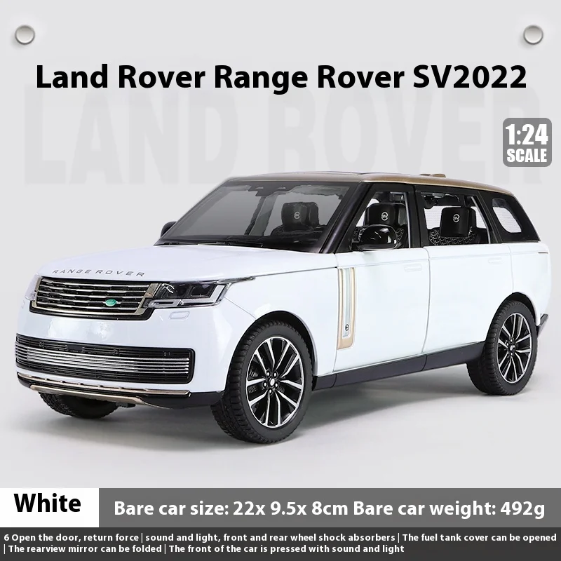 Land Rover Range Rover SV 1:24 Scale Diecast Model 8 Land Rover Range Rover SV 1:24 Scale Diecast Model - Image 8