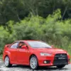 Vibrant Red Mitsubishi Lancer Evolution X Model