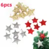 Decorative Star Ornaments Set of Six