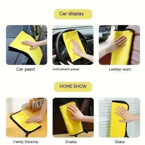 Vibrant Yellow Microfiber Car Towel Set (3 Sizes) 13 S7867e7eb4d2d48c9909f2bda19acff50j