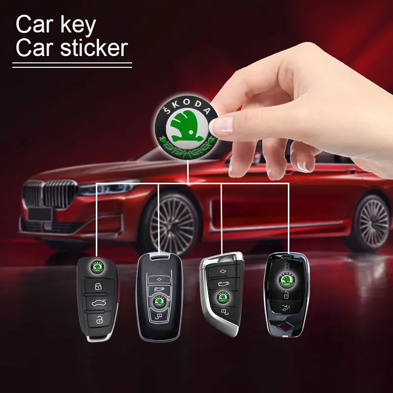 Skoda Logo Car Interior Stickers Set of 10 5 Skoda Logo Car Interior Stickers Set of 10 - Image 5