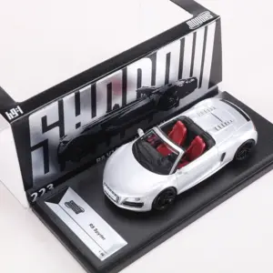 Silver Audi R8 V10 Spyder Diecast Model Car 17 S7900e49a80344b91a10a51f45dec6492P